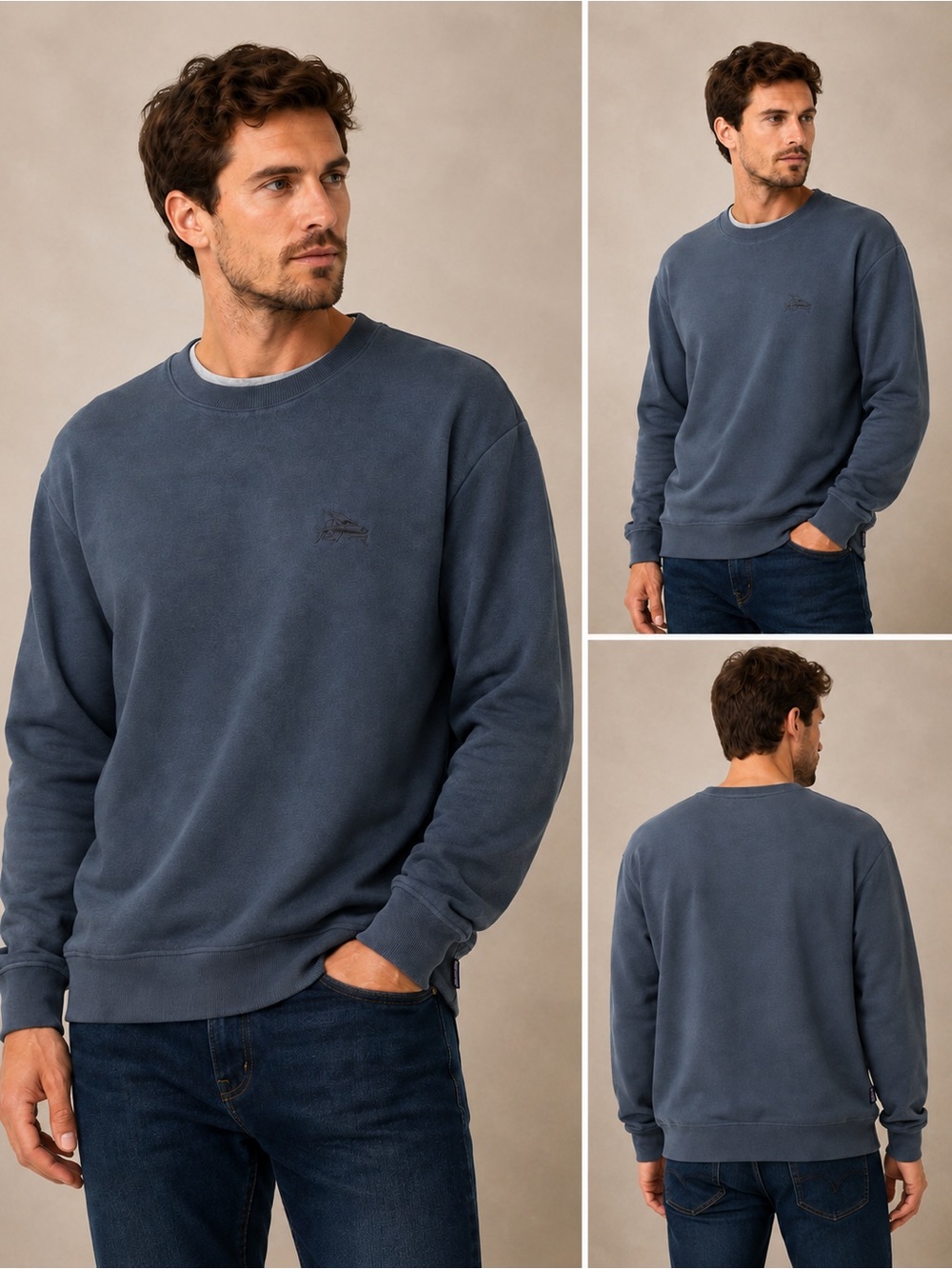 Patagonia Men's Small Flying Fish Uprisal Crew Sweatshirt L